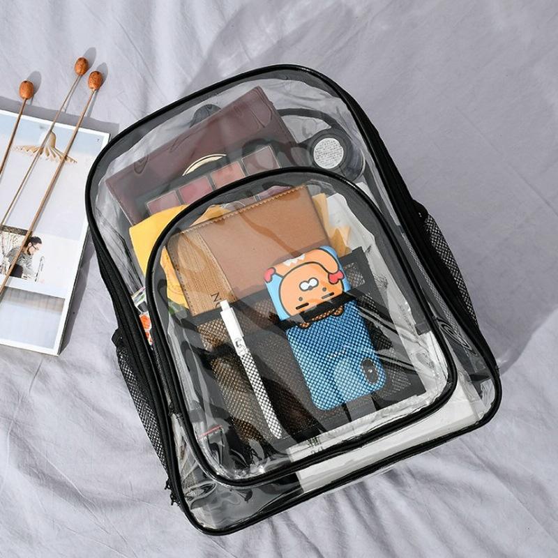 Waterproof Pvc Backpack for Students - Compact and Durable - Small Black 7