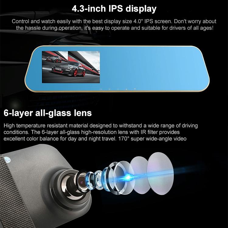 1080p 4.5 Ips Screen Car Dvr - N8 Driving Recorder 5