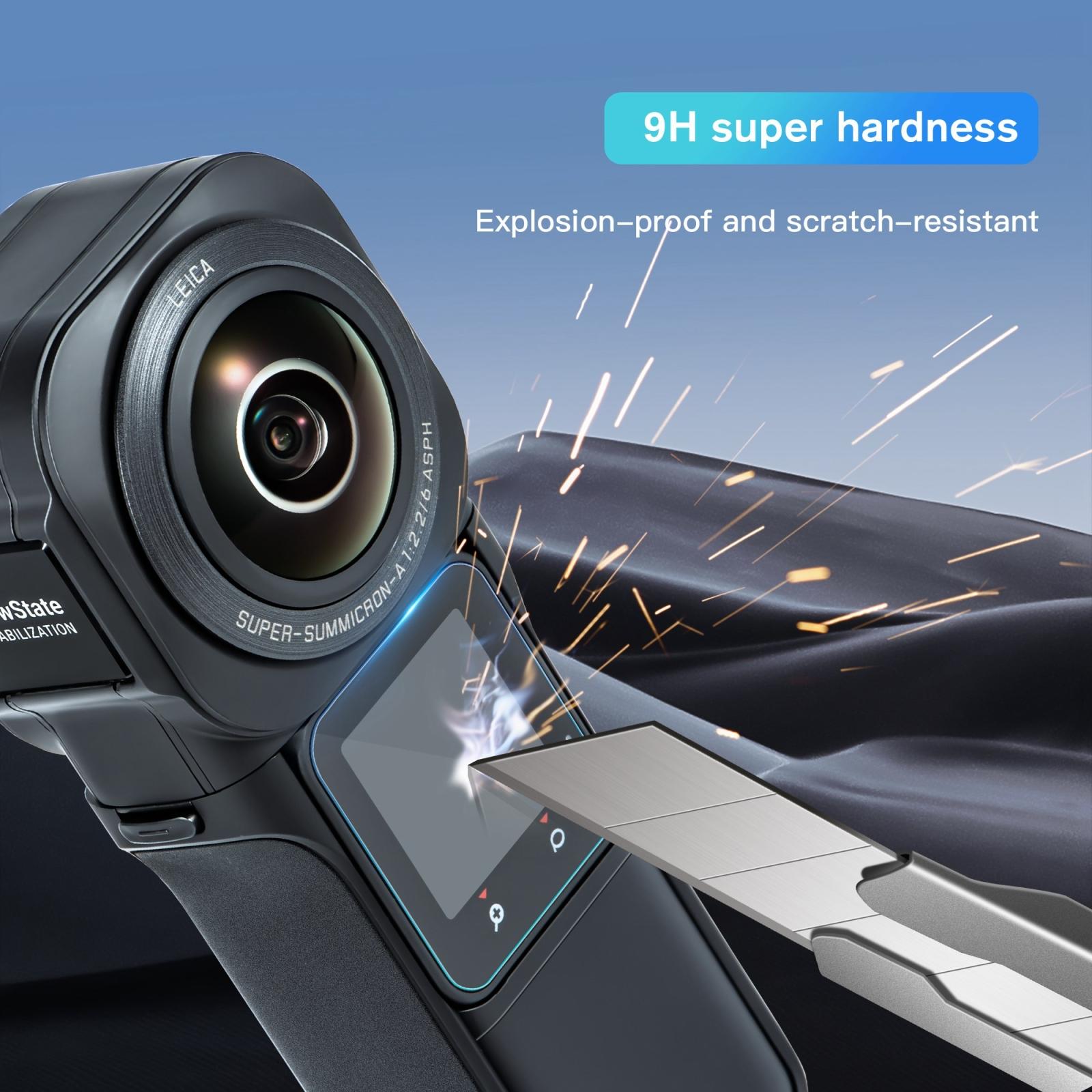 Tempe Glass Screen Film for Insta360 one Rs 1 Inch 360 Edition - 2 Pack 6