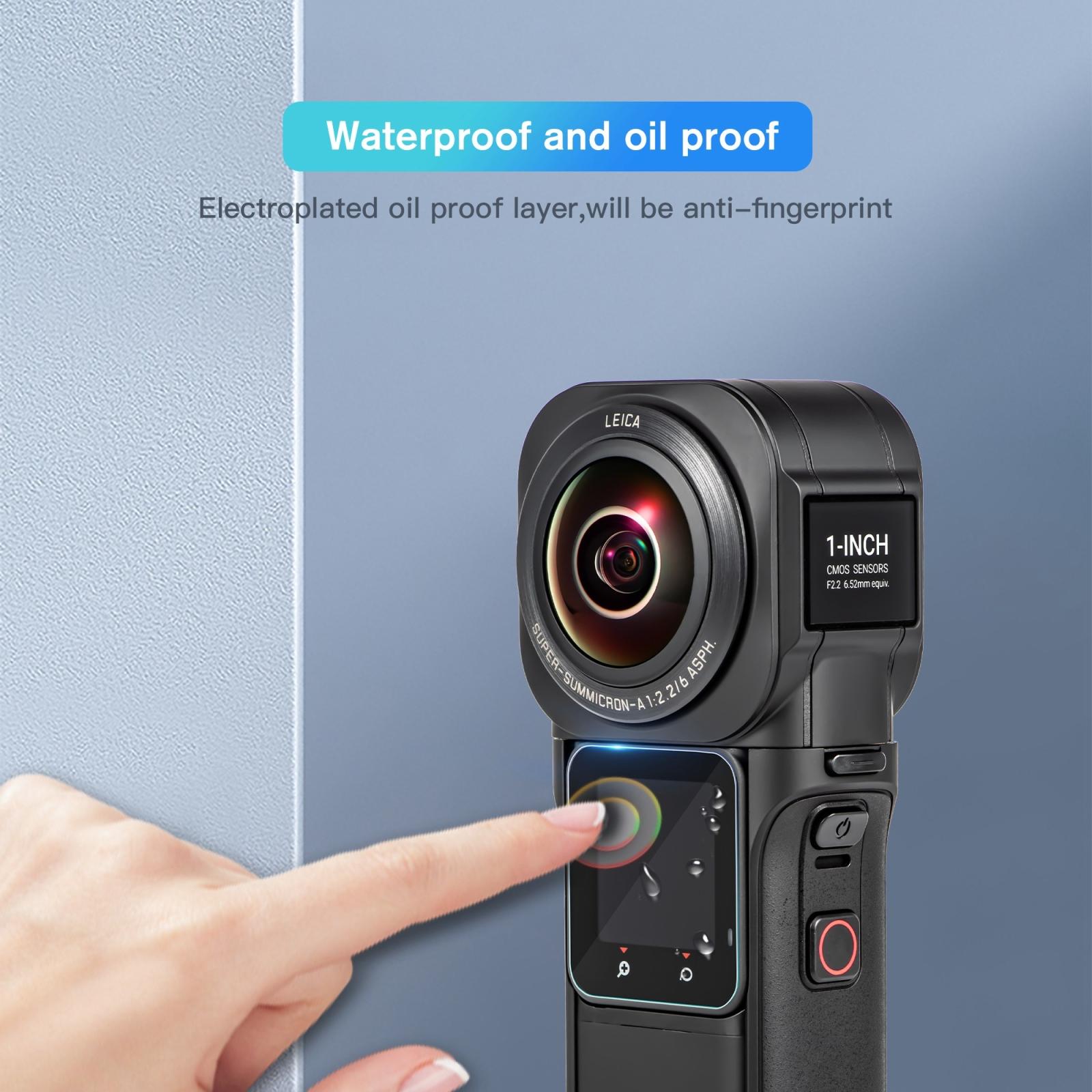 Tempe Glass Screen Film for Insta360 one Rs 1 Inch 360 Edition - 2 Pack 8