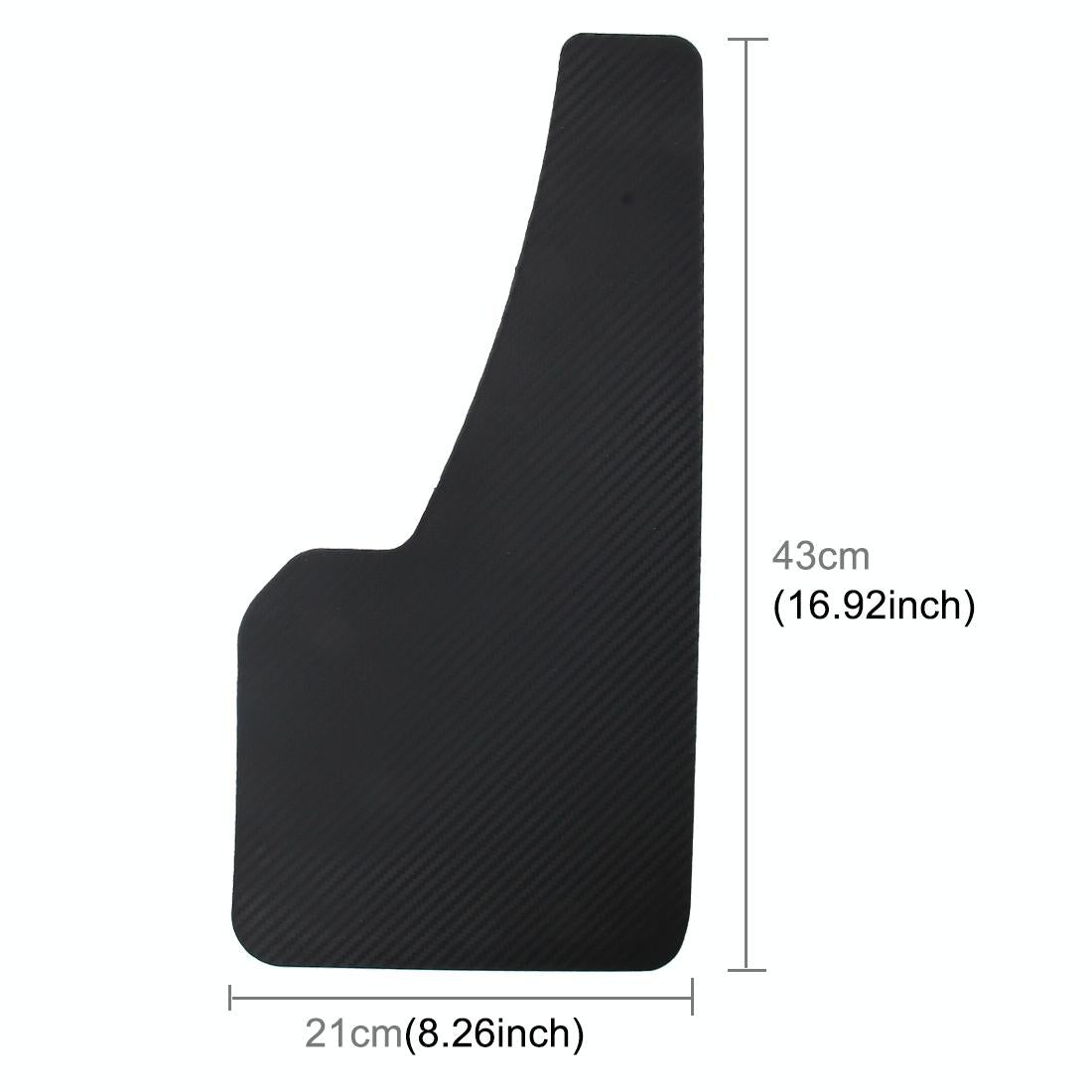 A Pair 3D Carbon Universal Racing Mudflaps Fender Guard 4