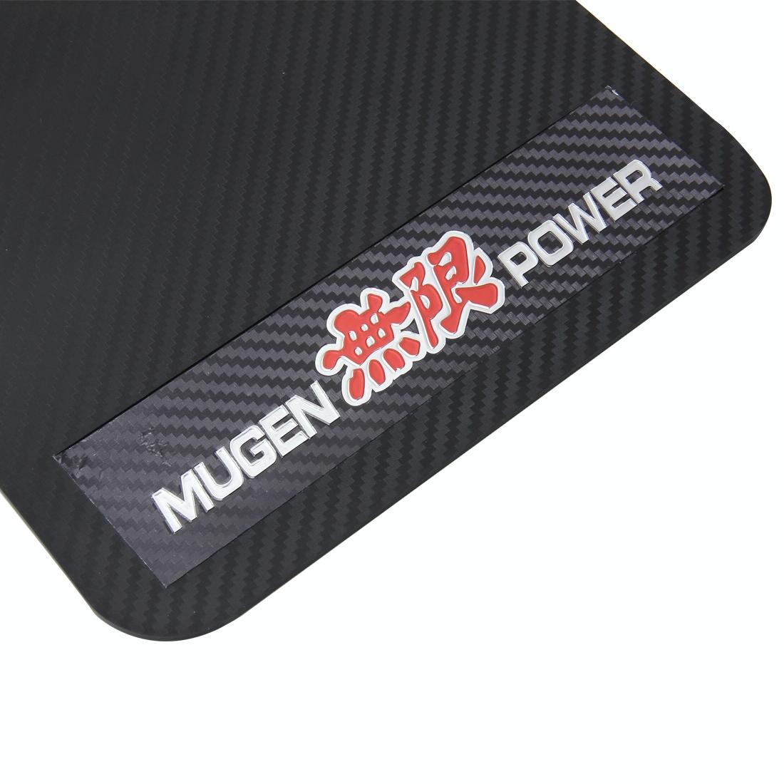 A Pair 3D Carbon Universal Racing Mudflaps Fender Guard 5