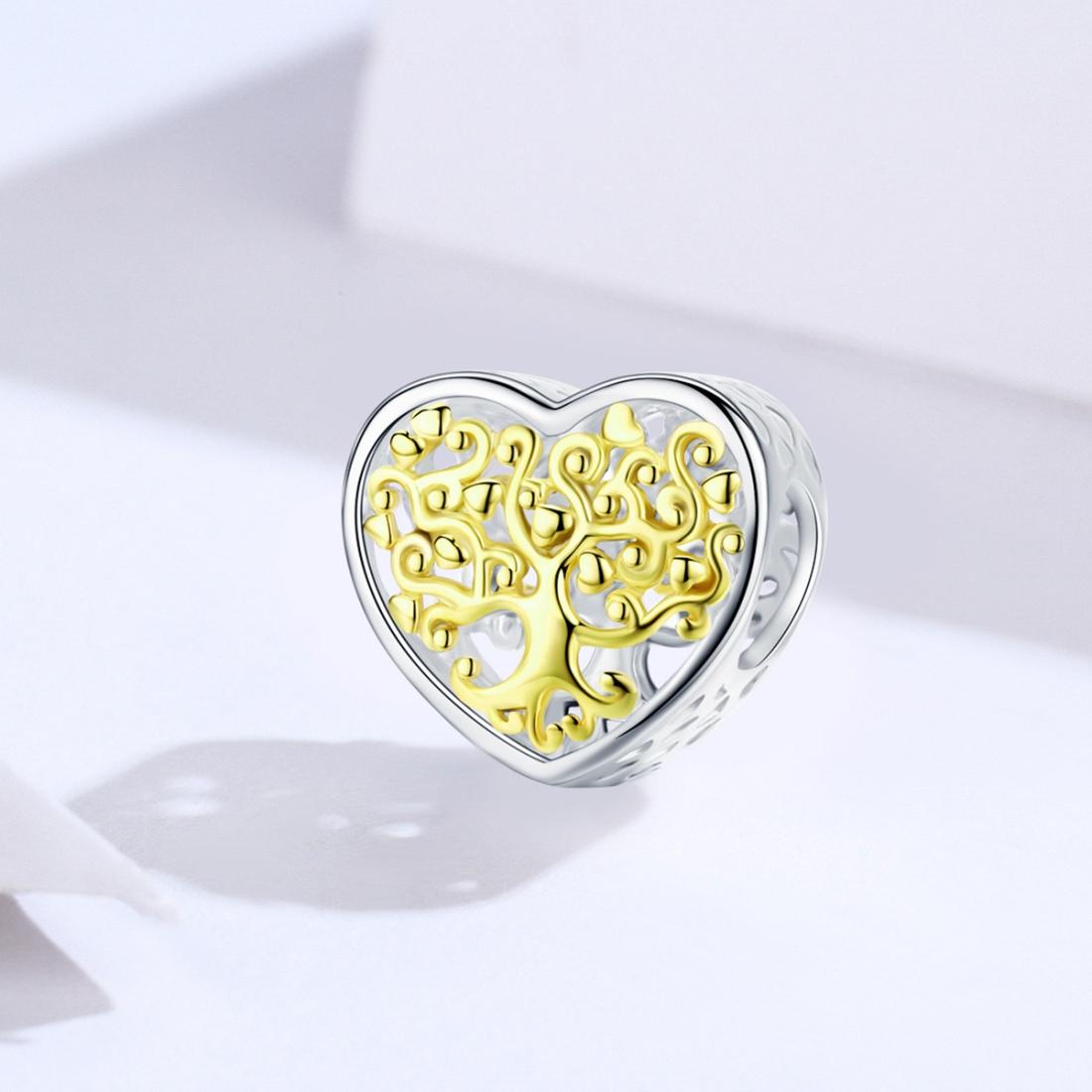 925 Sterling Silver Diy Bracelet Accessories Heart Beads 4