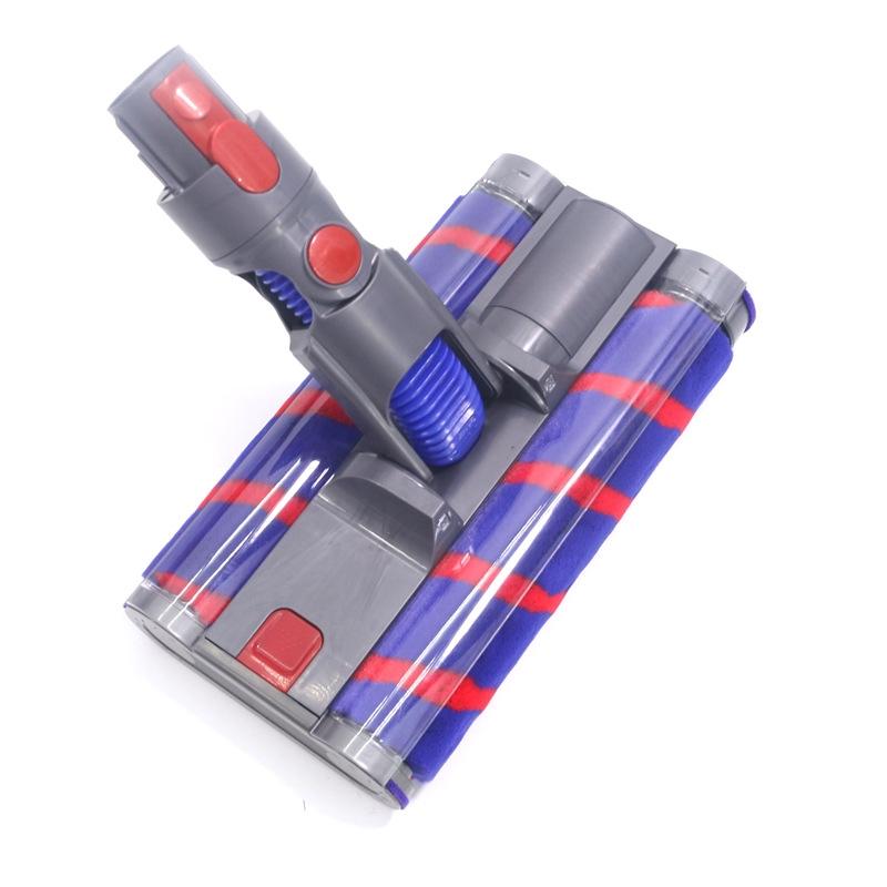 Double Roller Soft Velvet Floor Brush with Led for Dyson Vacs 3