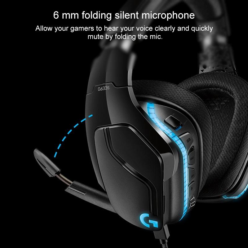 7.1 Surround Sound Gaming Headset With Noise Reduction 10