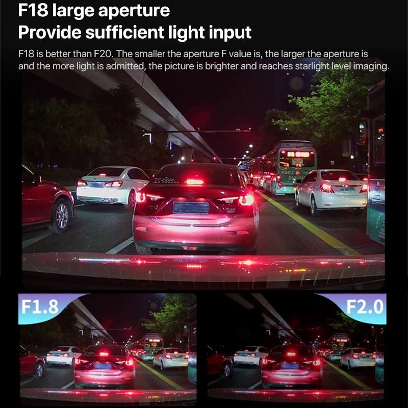 Ultra Hd Car Front & Inner Wifi Driving Recorder with Night Vision 10