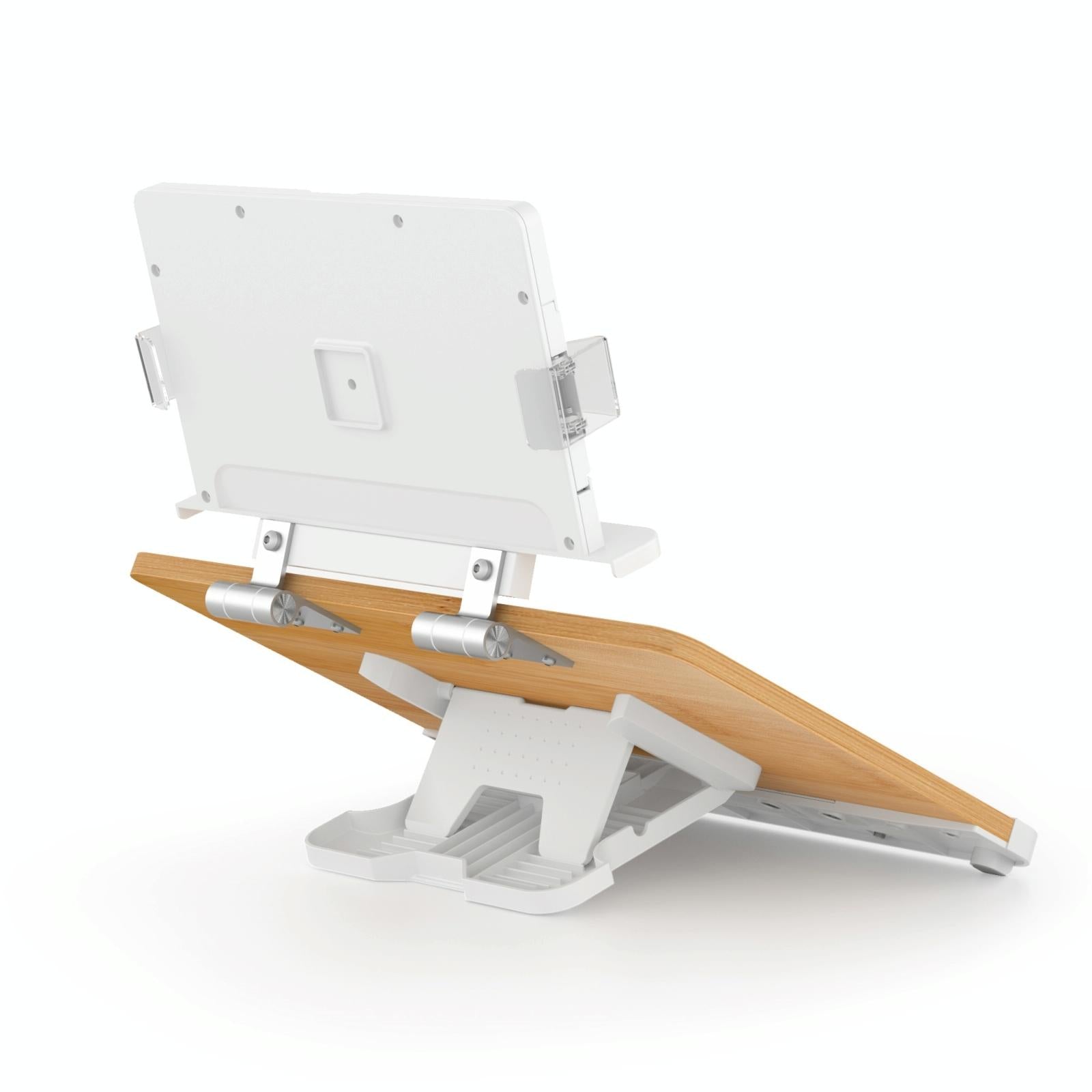 Adjustable Desktop Book Stand with Multi-angle Clip - Foldable Tablet Holder 3
