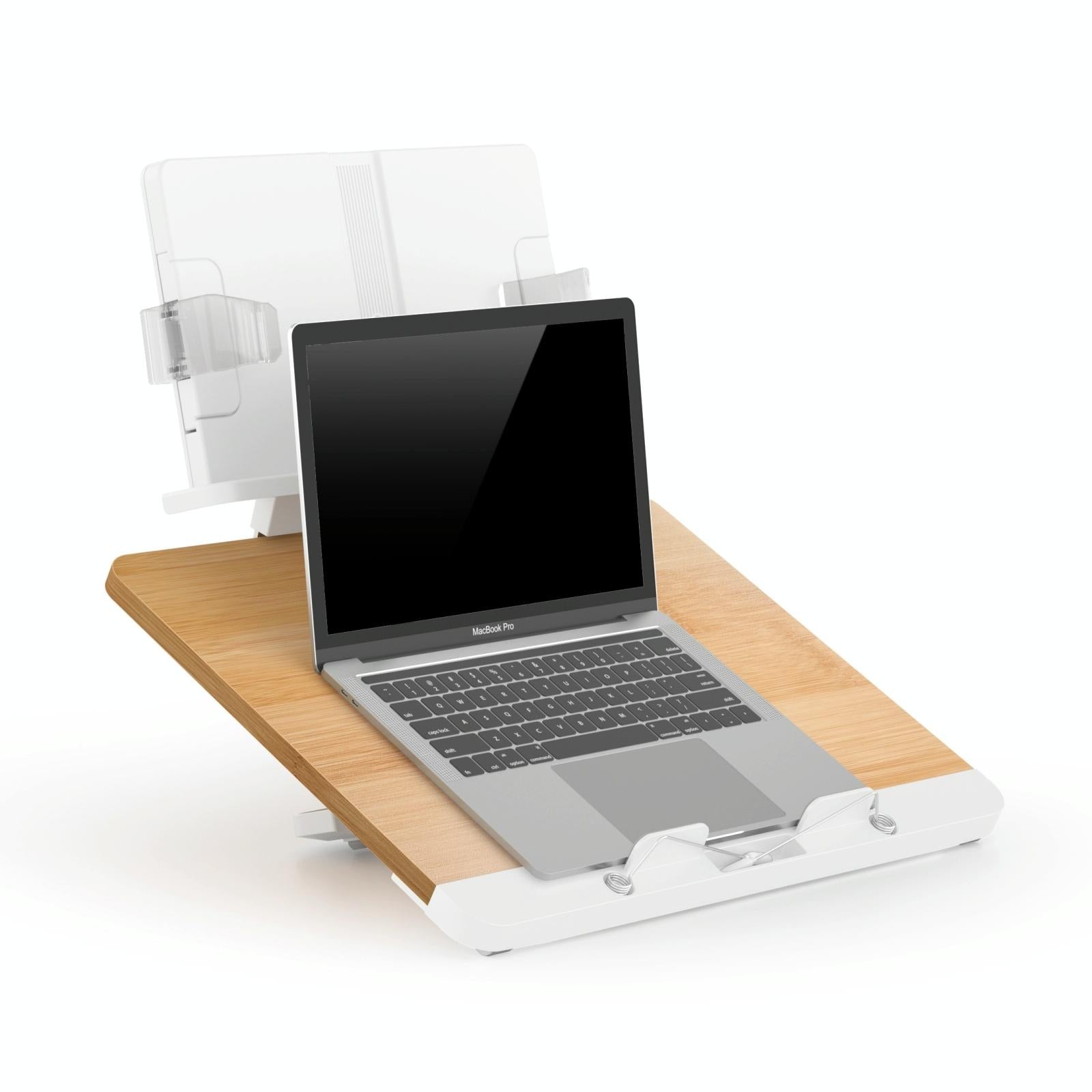 Adjustable Desktop Book Stand with Multi-angle Clip - Foldable Tablet Holder 6