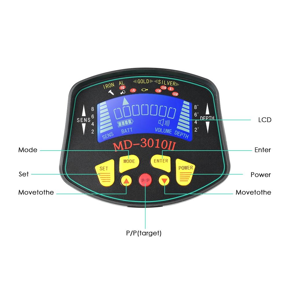 High Sensitivity Underground Metal Detector - Md3010ii 6