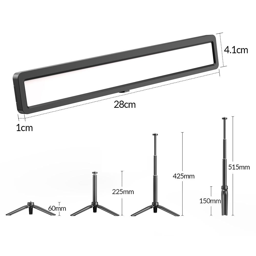 Portable Square Strip Live Video Conferencing Fill Light - Apl-fl06 9