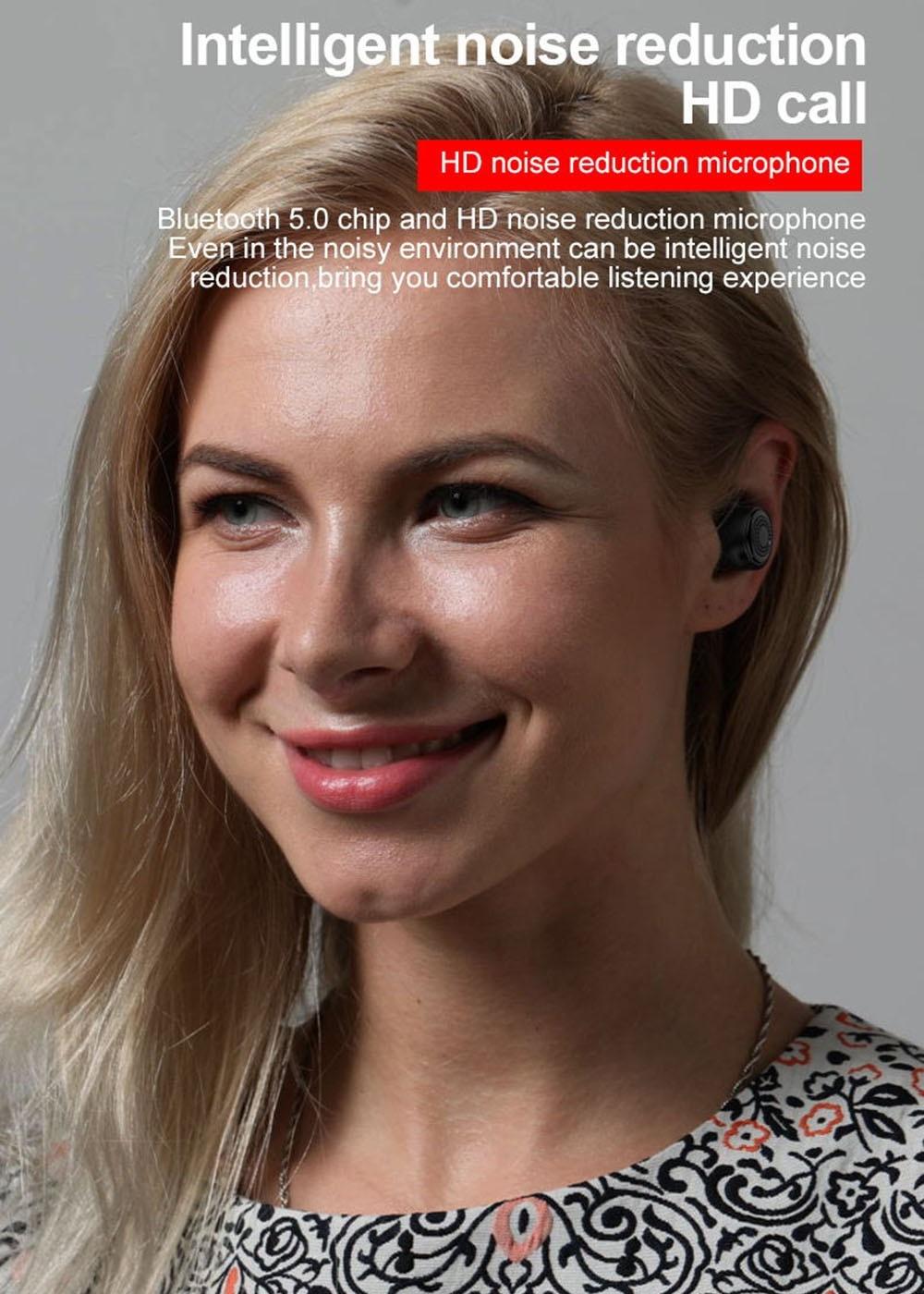 Waterproof Q63 Tws Wireless Earbuds with 3d Stereo Sound and Charging Case 6