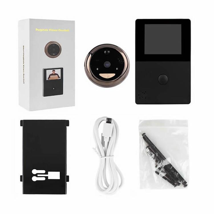 Smart Wifi Video Doorbell With 2.8 Oled Screen 1.0Mp Camera And 32Gb Tf Card Support 6