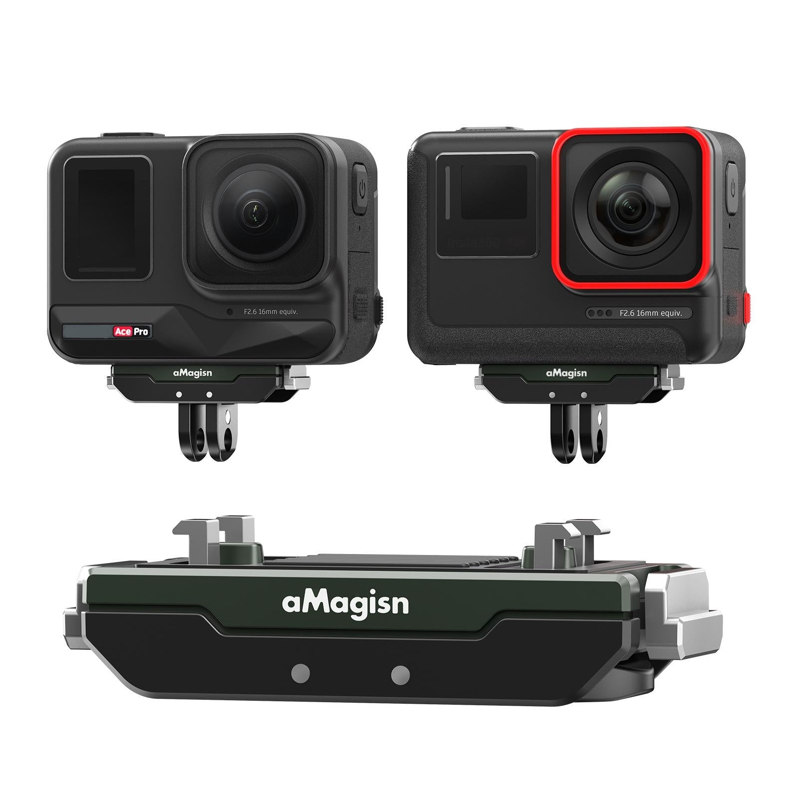 Amagisn Magnetic Quick Release for Insta360 Ace Pro Sports Camera 8