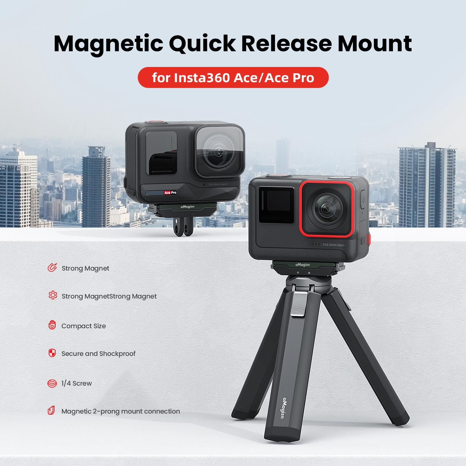 Amagisn Magnetic Quick Release for Insta360 Ace Pro Sports Camera 13