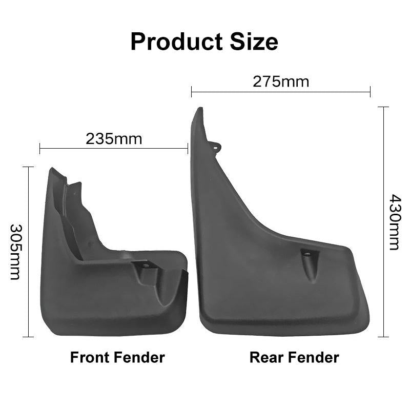 For Land Rover Freelander 2 Lr2 2007-2015 4Pcs / Set Car Auto Soft Plastic Splash Flaps Fender Guard 4
