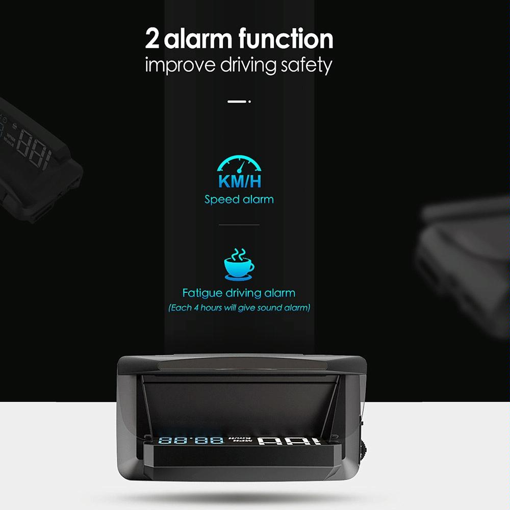 3.5 Inch Car Gps Hud Display Speed Time Distance 4