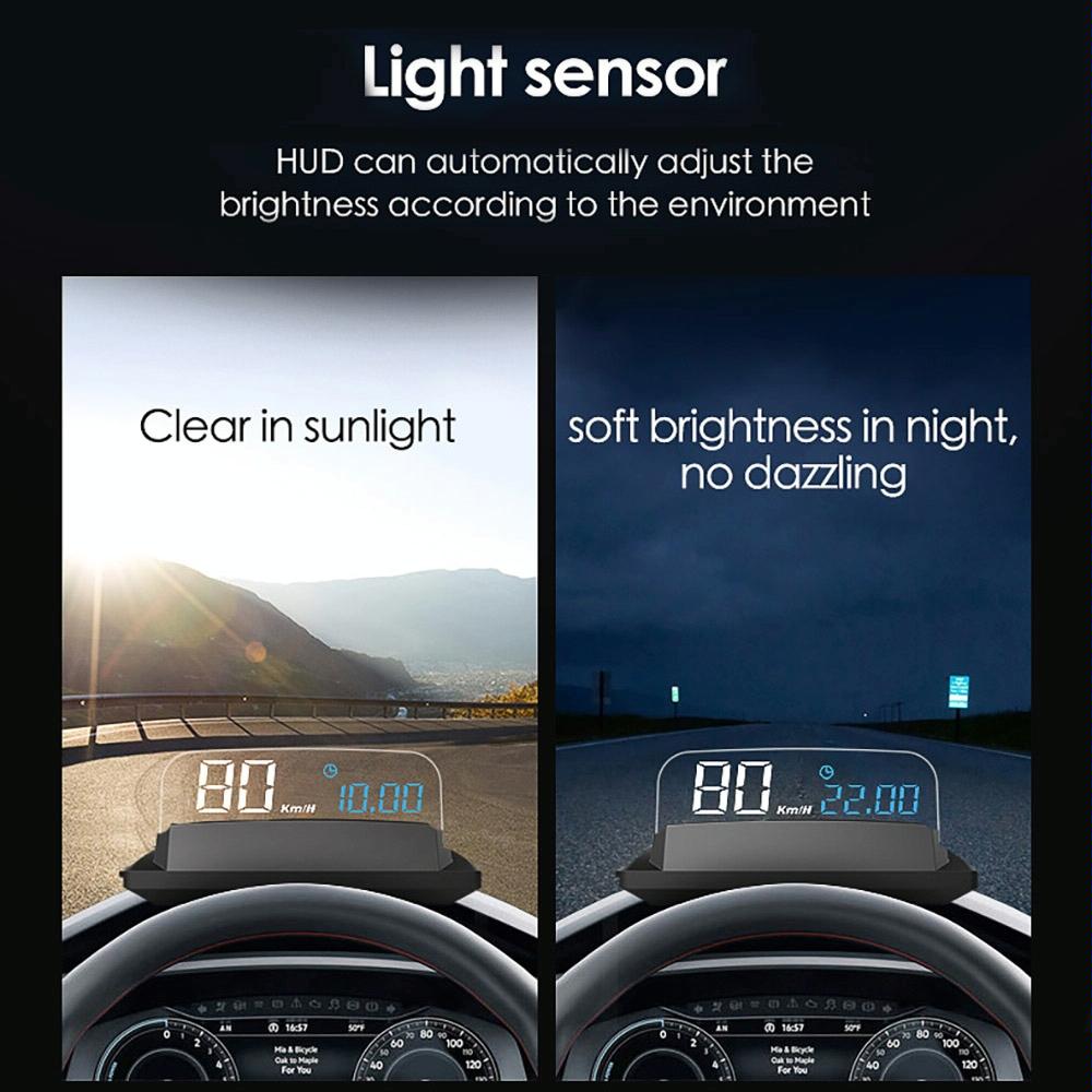 3.5 Inch Car Gps Hud Display Speed Time Distance 6