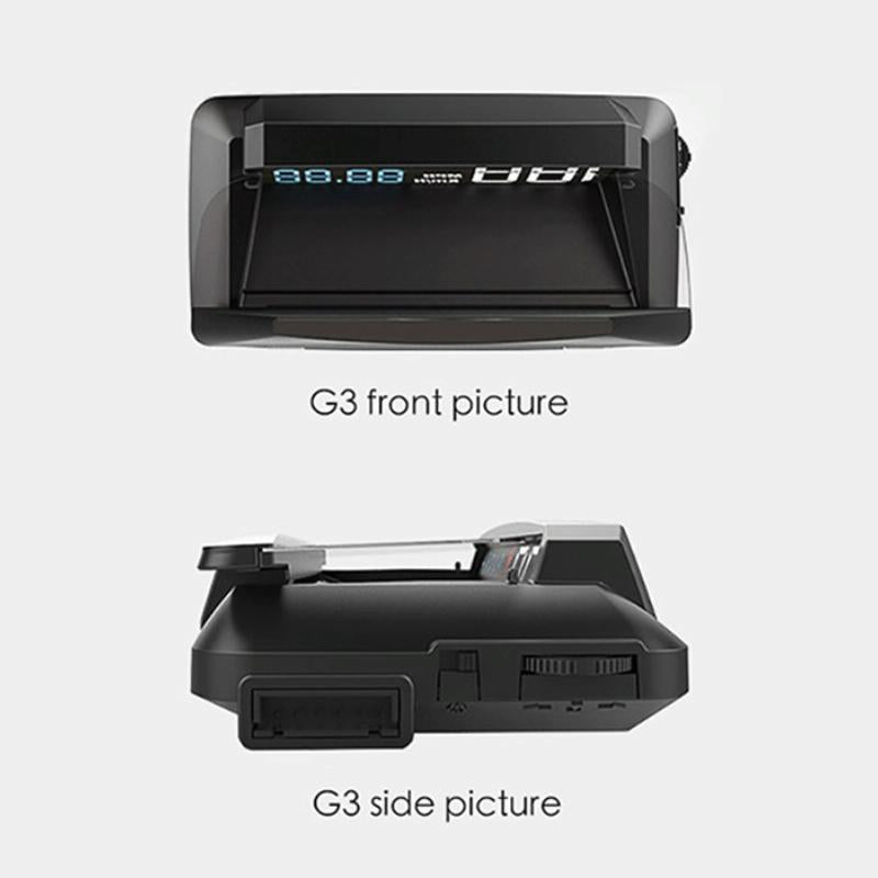 3.5 Inch Car Gps Hud Display Speed Time Distance 9