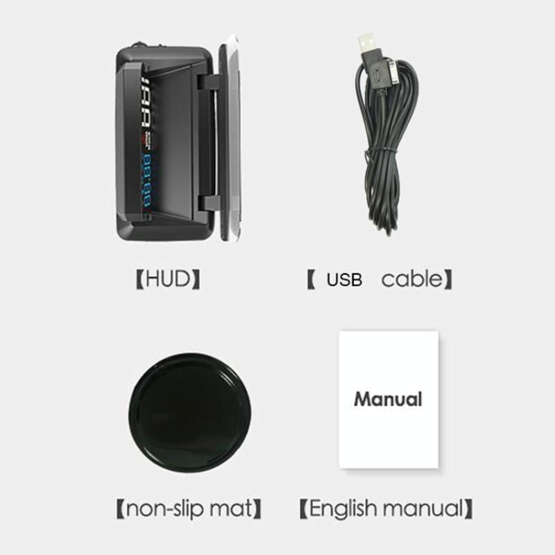 3.5 Inch Car Gps Hud Display Speed Time Distance 10