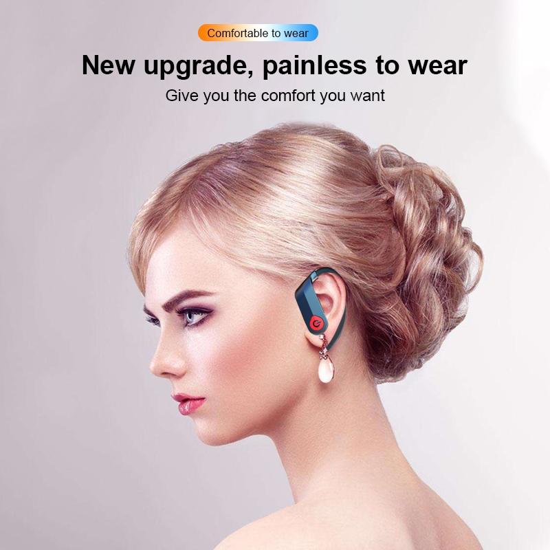 Wireless Sports Bluetooth Earphones with Charging Box - Q83 5