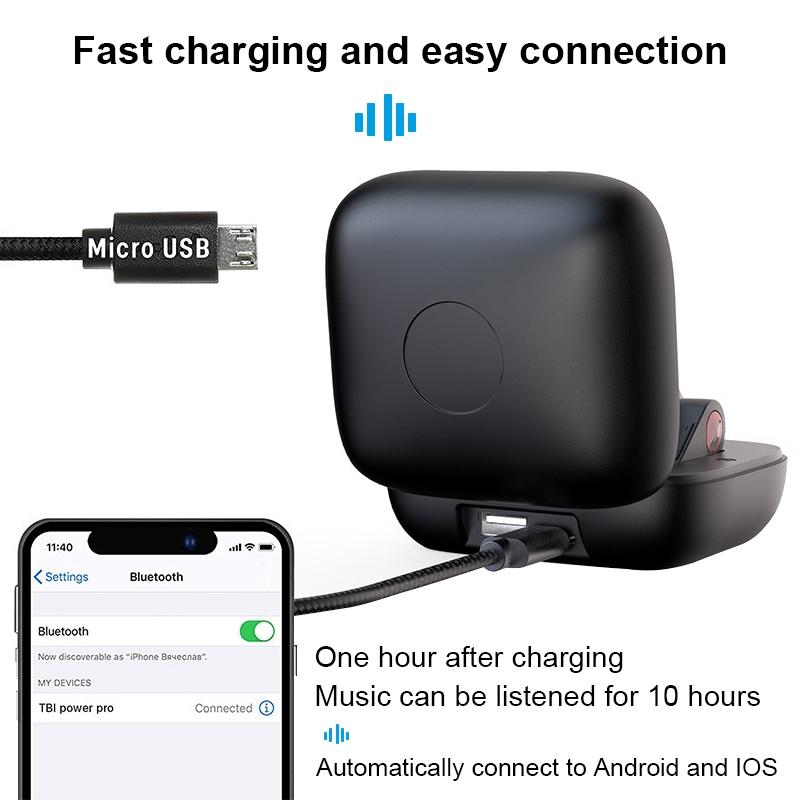 Wireless Sports Bluetooth Earphones with Charging Box - Q83 8