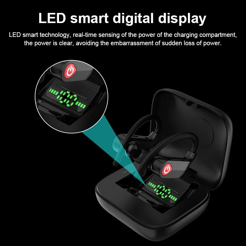 Wireless Sports Bluetooth Earphones with Charging Box - Q83 13