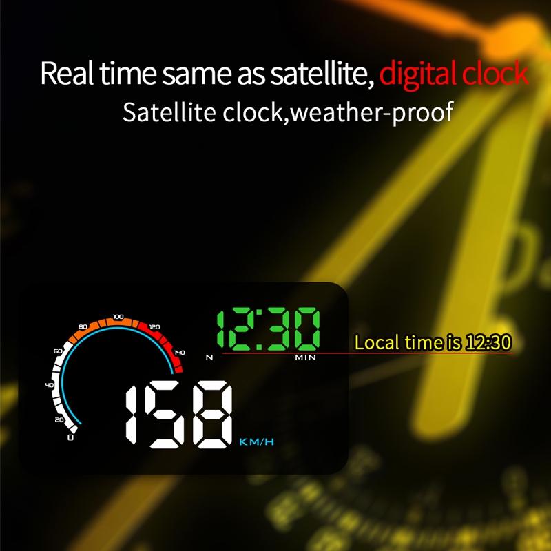 4 Inch Gps Head Up Display Speed Direction Distance Kilometres 14