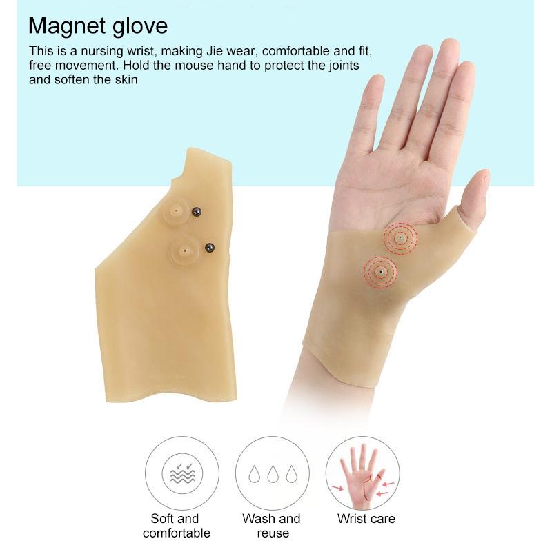 Silicone Wrist Massage Gloves For Keyboard Hand Care 7