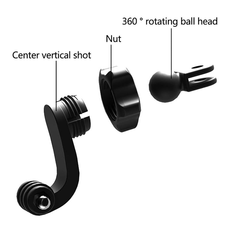 Universal Action Camera Adapter - Vertical & Horizontal Shoot - 2 Pack 3