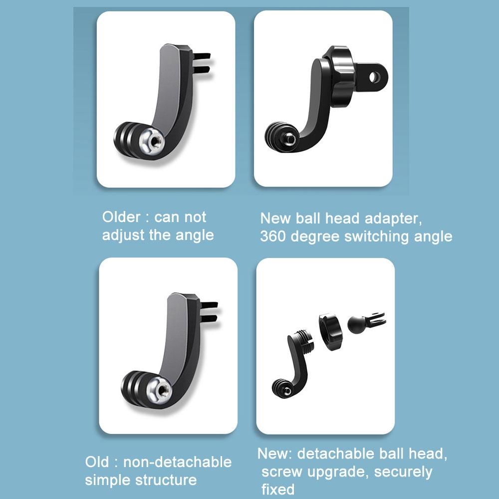 Universal Action Camera Adapter - Vertical & Horizontal Shoot - 2 Pack 5