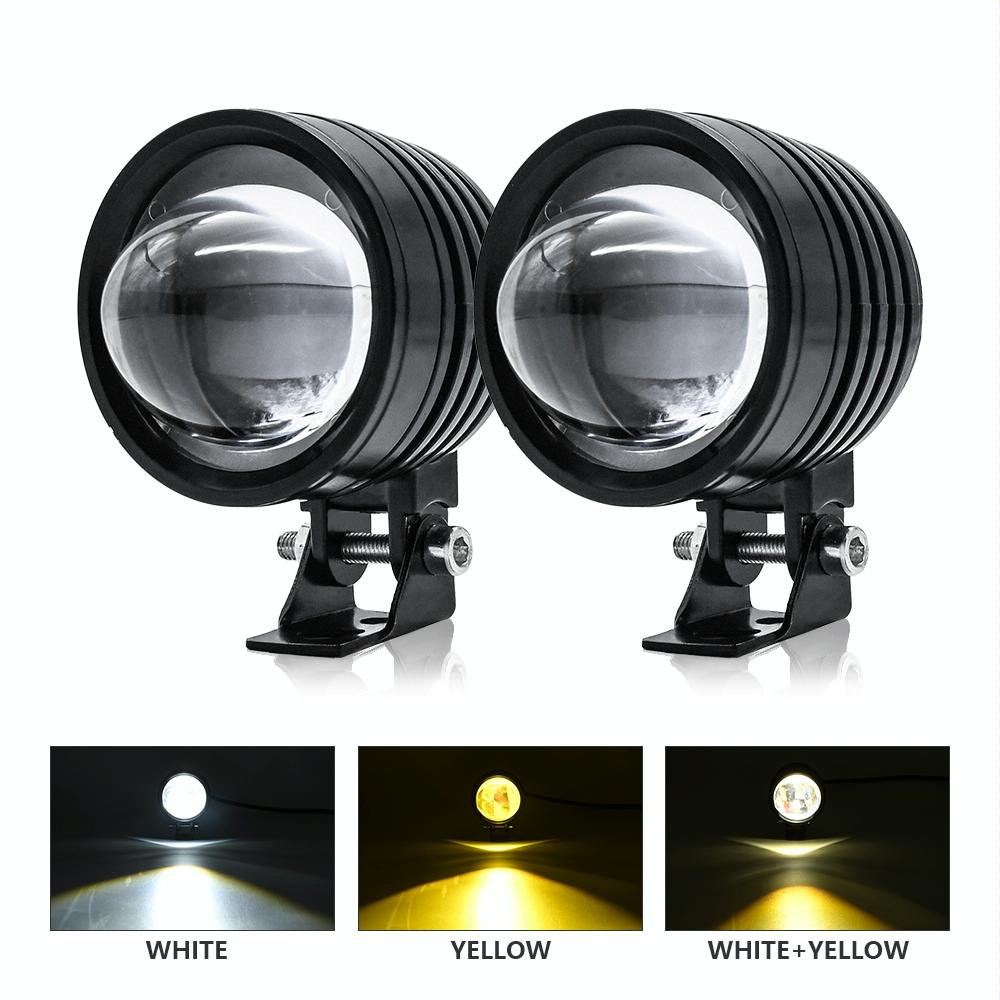 3 Inch Mini Fisheye Yellow And White Two - Colour Spotlight 3