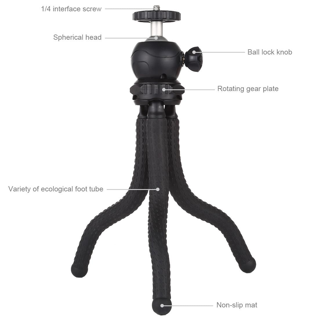 Flexible Mini Octopus Tripod with Ball Head for Slr Cameras 6