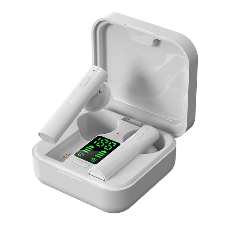 Mini Solar Sport Bluetooth Earphones with Charging Box 3