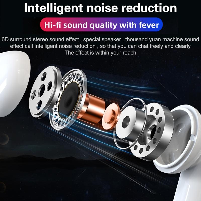 Mini Solar Sport Bluetooth Earphones with Charging Box 5