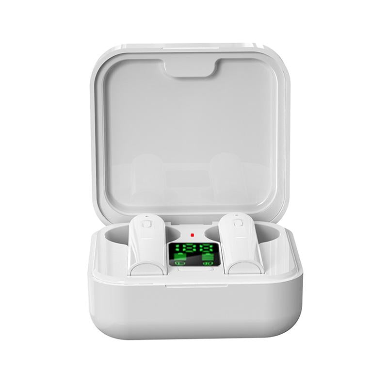 Mini Solar Sport Bluetooth Earphones with Charging Box 10