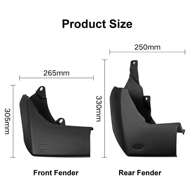 For Land Rover Discovery 4 2009-2016 4Pcs / Set Car Auto Soft Plastic Splash Flaps Fender Guard 4