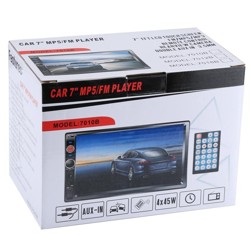 7 Inch Hd Touch Car Radio W / Bluetooth Remote Rearview Camera 6800 Module Fm / Tf / Usb 9
