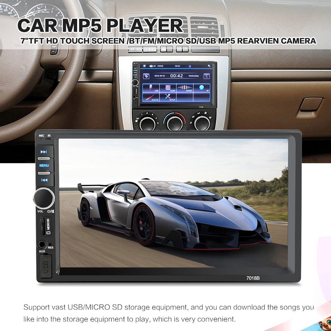 7 Inch Hd Touch Car Radio W / Bluetooth Remote Rearview Camera 6800 Module Fm / Tf / Usb 10