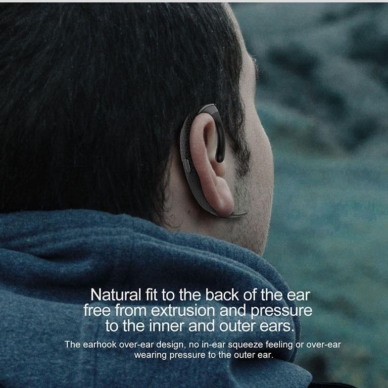 Wireless Bluetooth Earphone - Business Style Ear-hanging 12