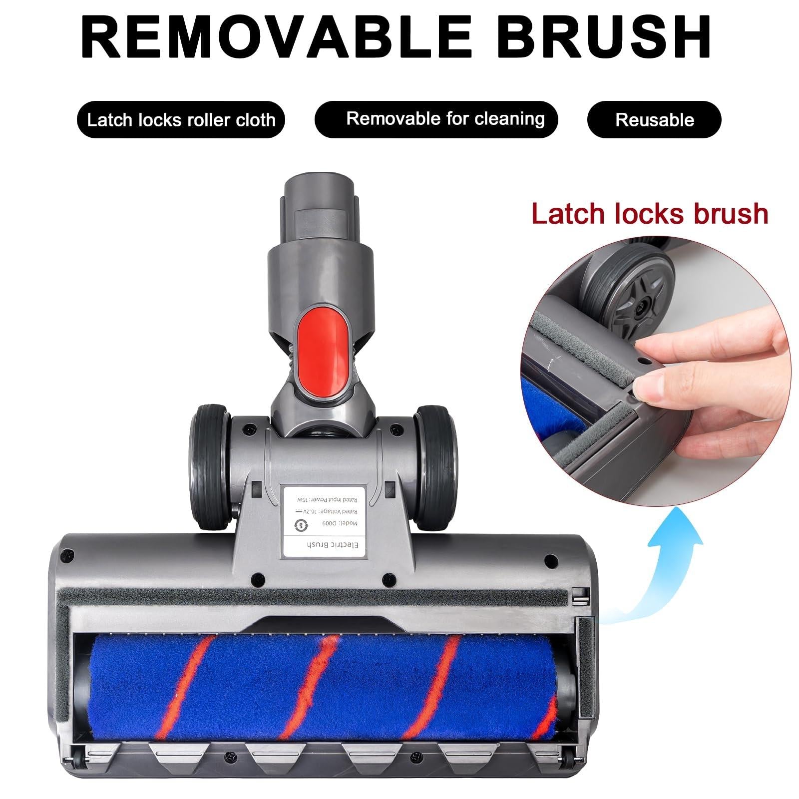 Soft Bristle Roller Brush with Light for Dyson Vacuum Cleaners 4
