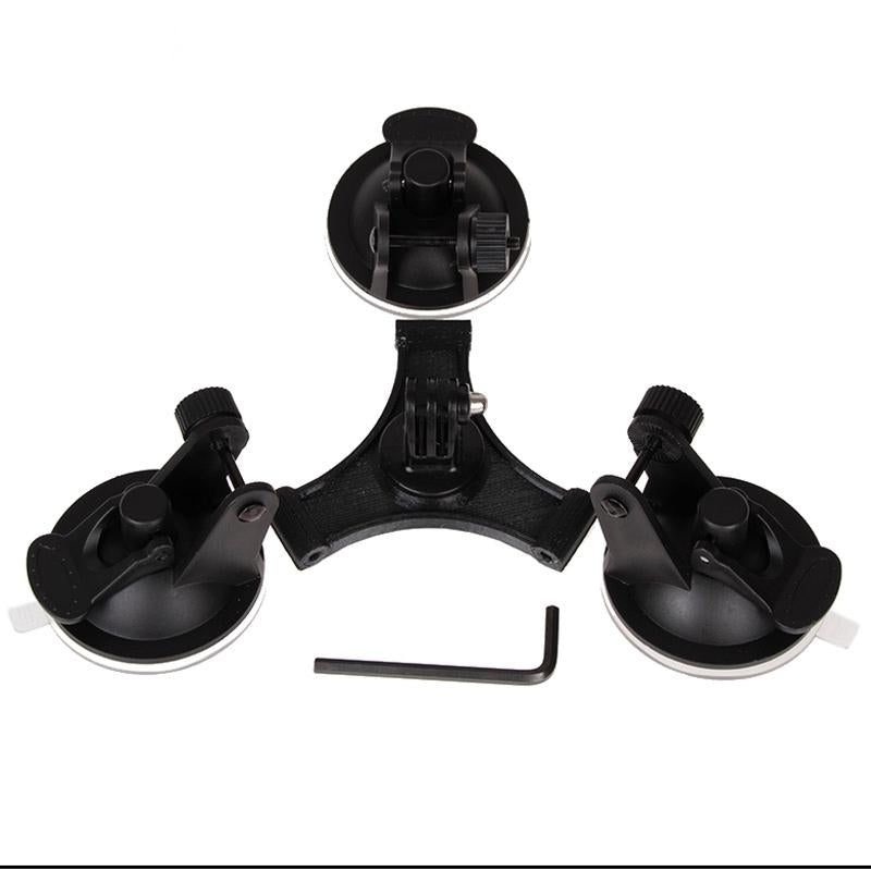 Triangle Suction Cup Mount for Gopro with Hex Screwdriver 3