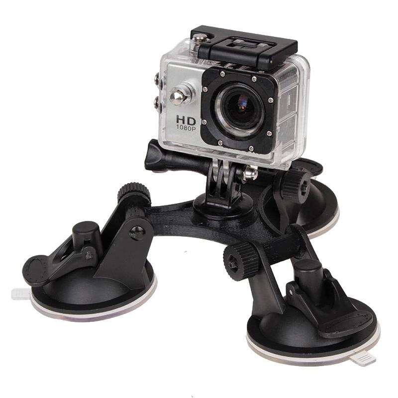 Triangle Suction Cup Mount for Gopro with Hex Screwdriver 4