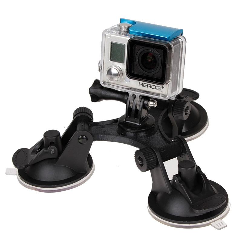 Triangle Suction Cup Mount for Gopro with Hex Screwdriver 5