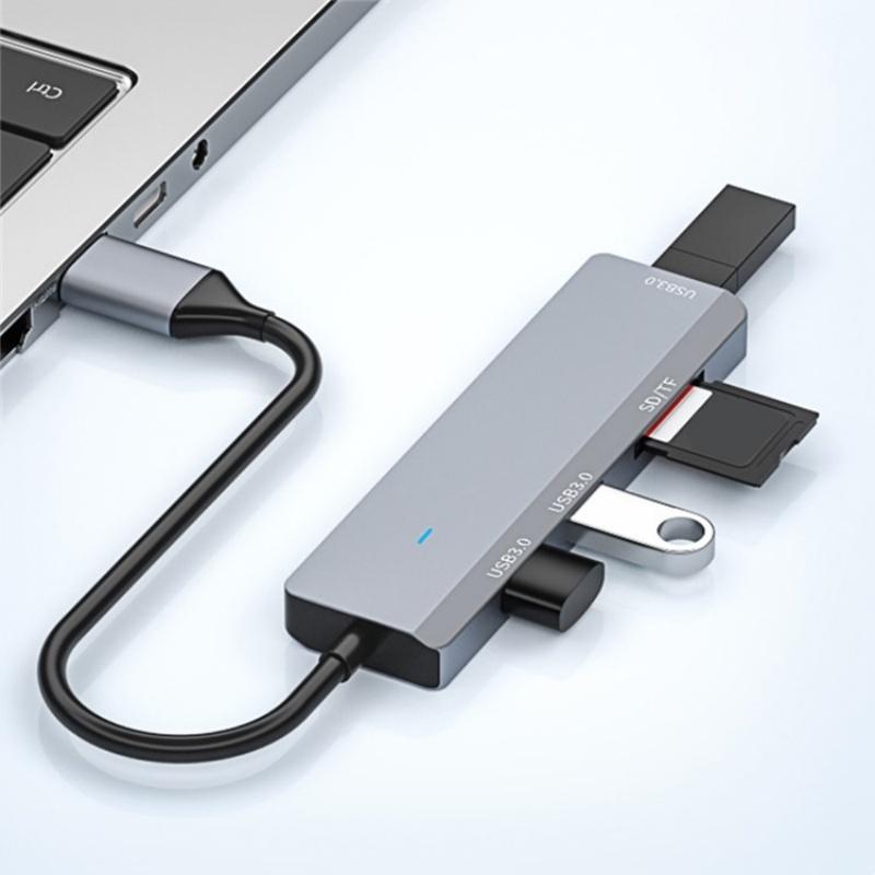 3 Usb 3.0 + 2 Card Reader Slots Multi-Port Hub 5