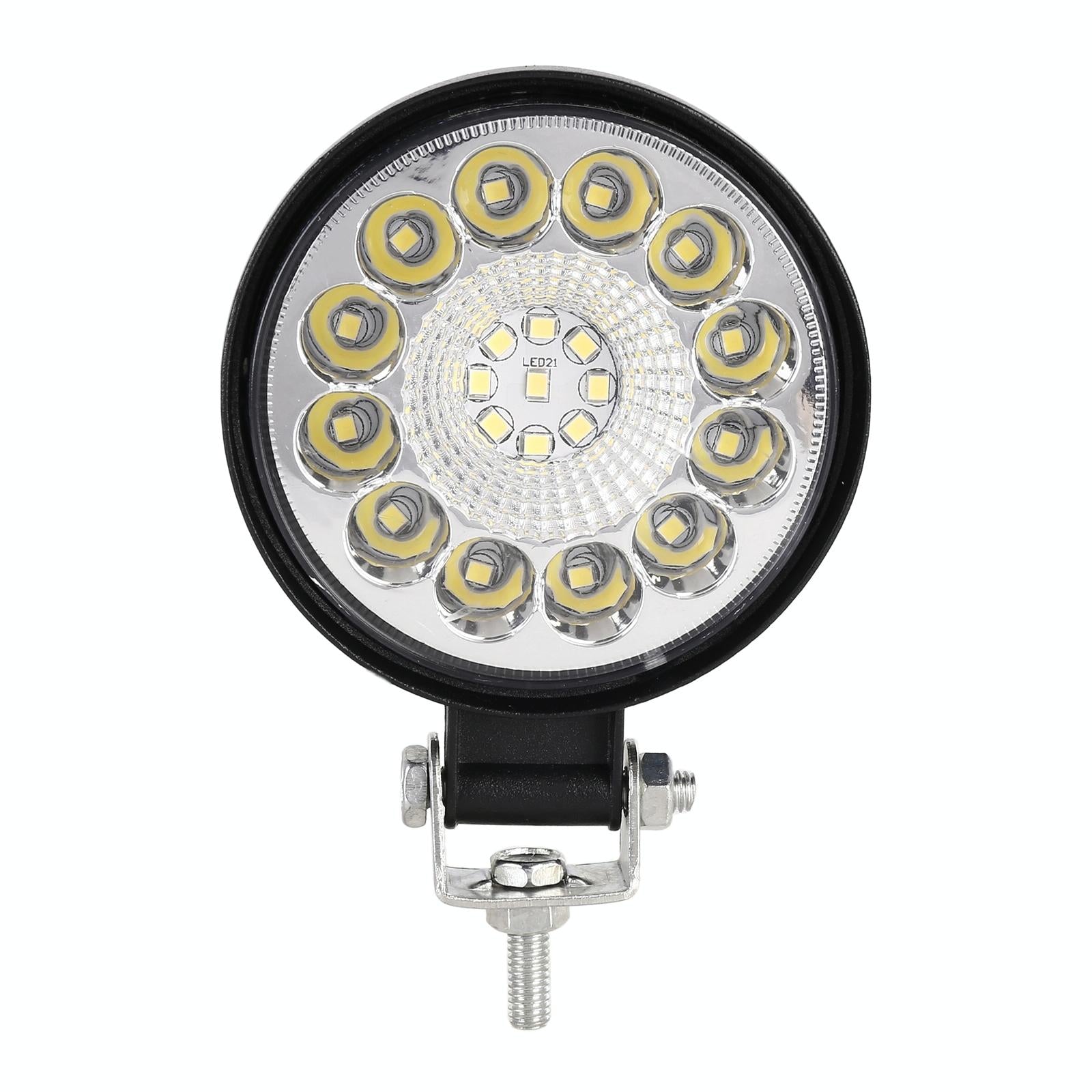 Car Round Work Light With 21Leds Smd - 2835 Lamp Beads 4