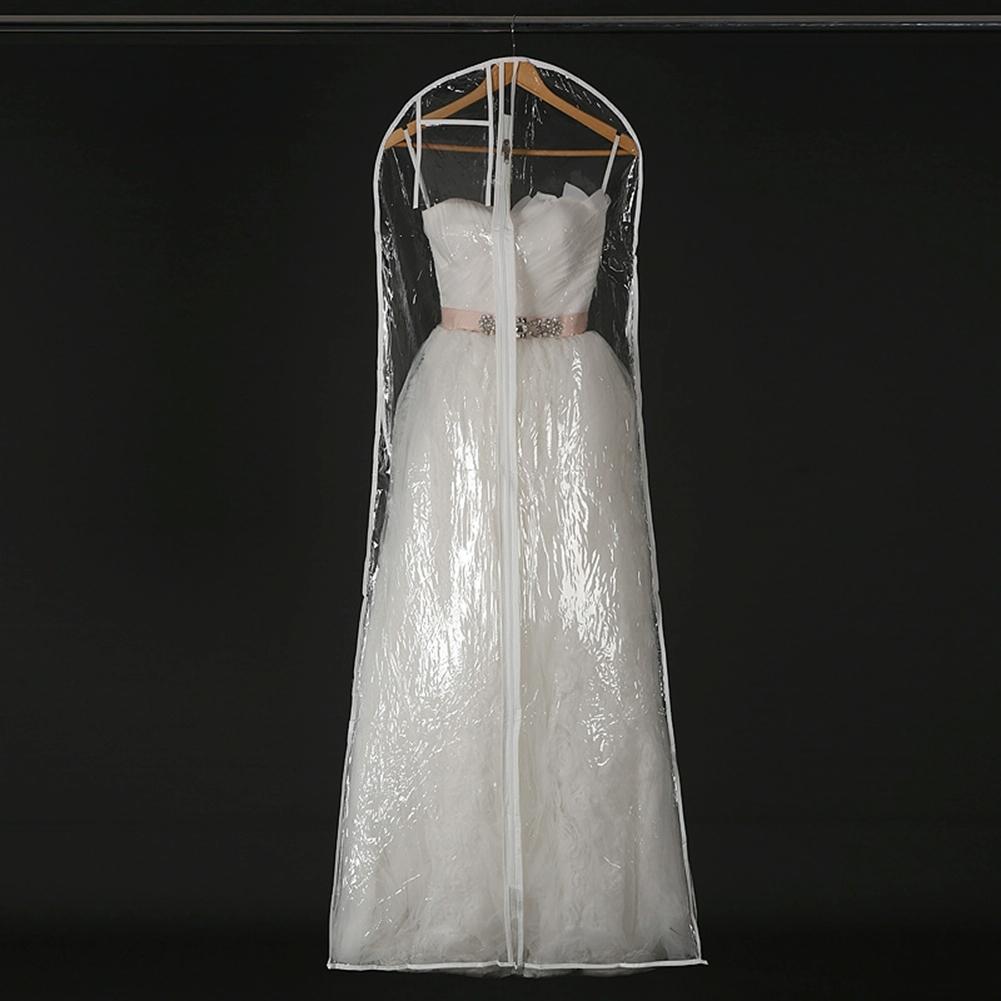 Wedding Dress Storage Bag - Transparent Coat Protective Dust Cover 3
