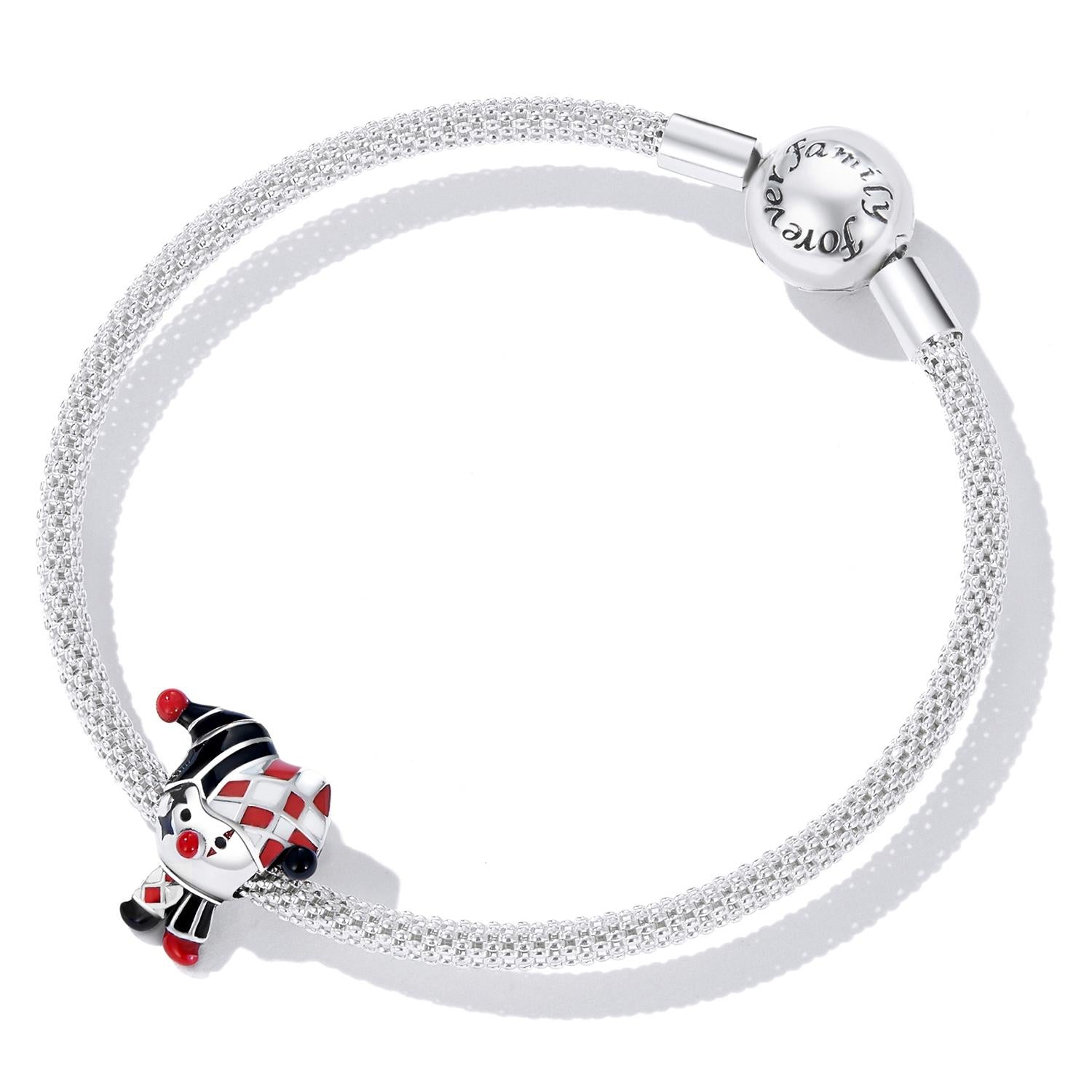 925 Sterling Silver Poker Clown Beads For Diy Bracelets & Necklaces 7