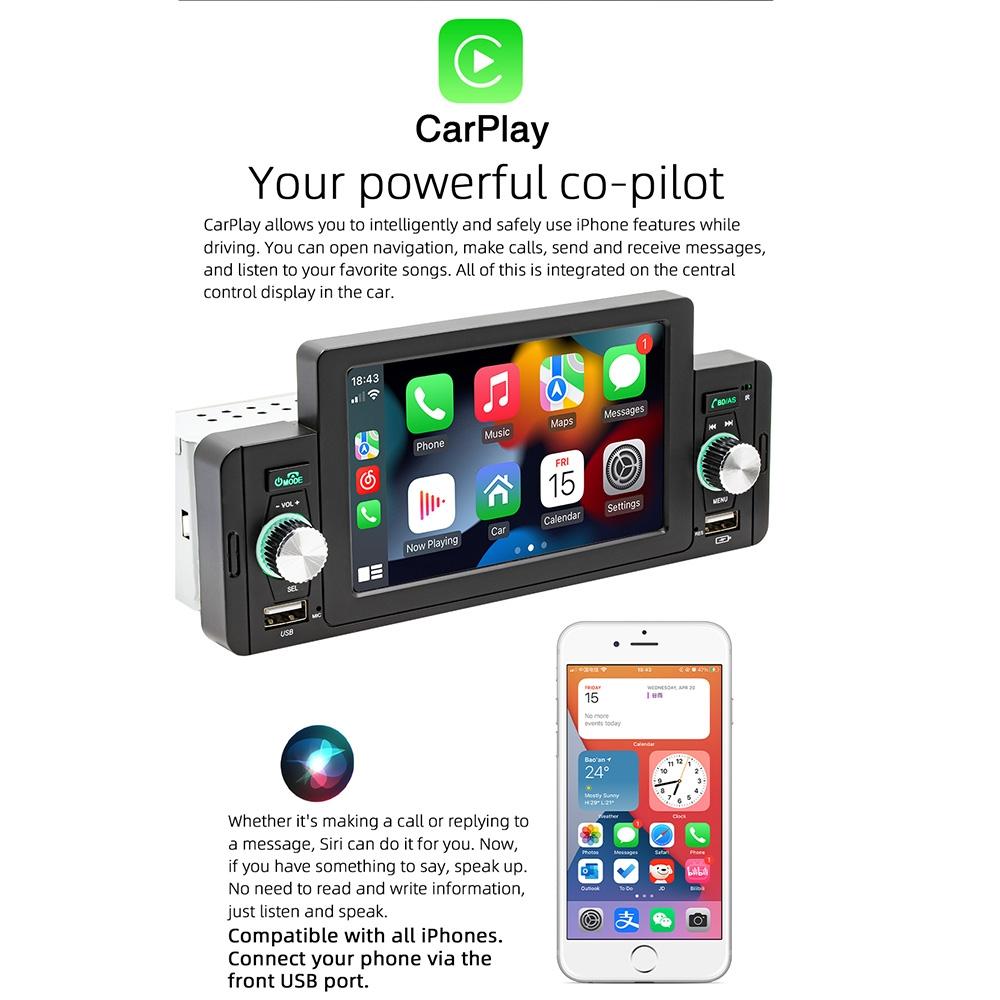 5 Inch Car Bluetooth Mp5 Inch Player - Phone Mirror Link Steering Wheel Control 4