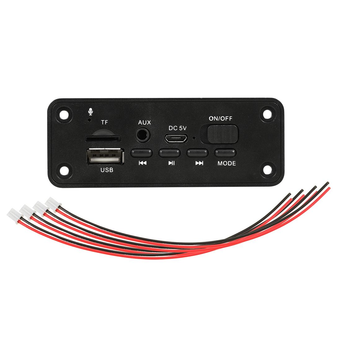 5V Car Mp3 Player Board With Fm Radio Bluetooth Tf Usb Aux Recording Call 5