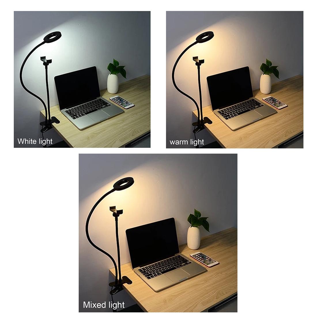 Selfie Ring Light with Phone Holder and Lazy Bracket - Perfect for Live Streaming and Broadcasts 8